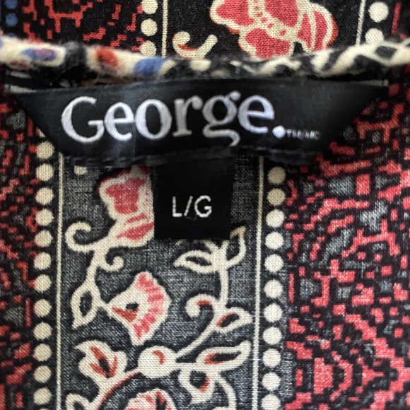 BOHO PEASANT SHIRT MULTI COLOUR SIZE LARGE - Picture 2 of 8